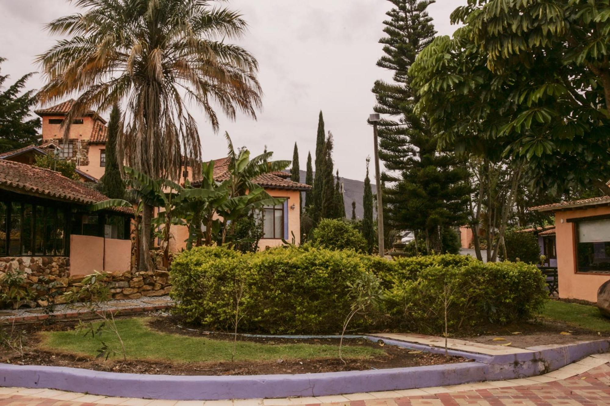 ビージャ・デ・レイバ Hacienda Flamingoゲストハウス エクステリア 写真